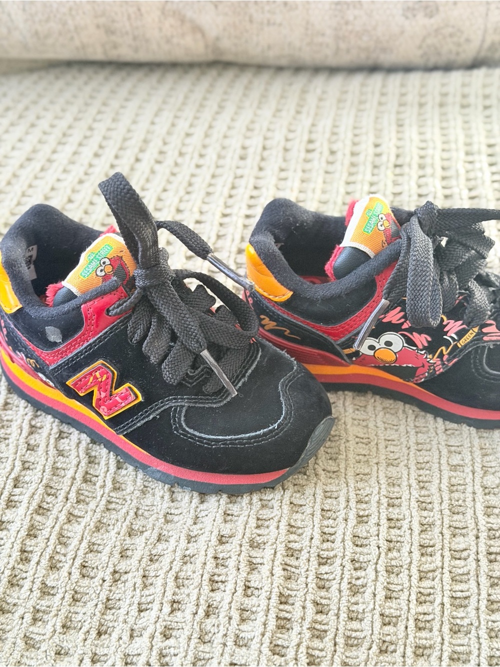 Balance 574 Toddler Sz 4 Elmo X Sesame Street Black Ds Rare Baby